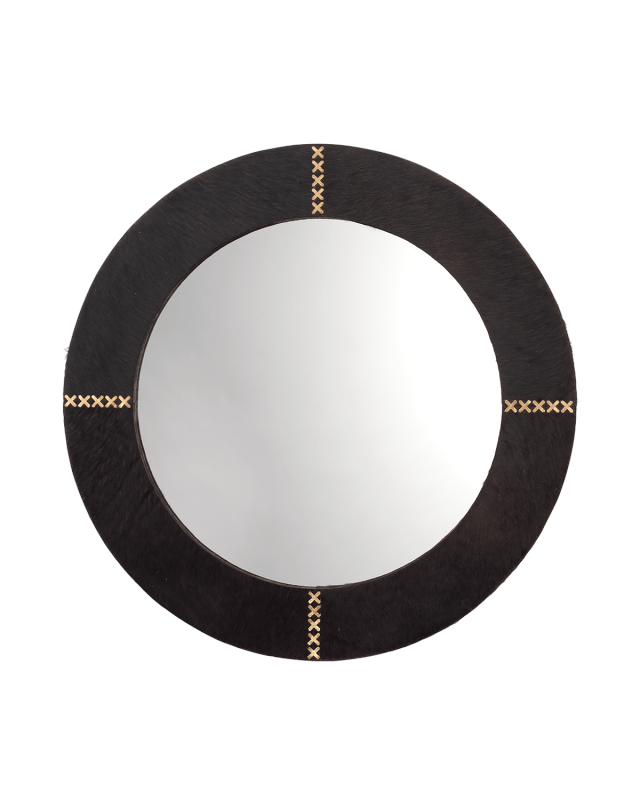Round Cross-Stitch Mirror